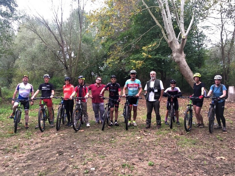 Foto di gruppo al padule di fucecchio